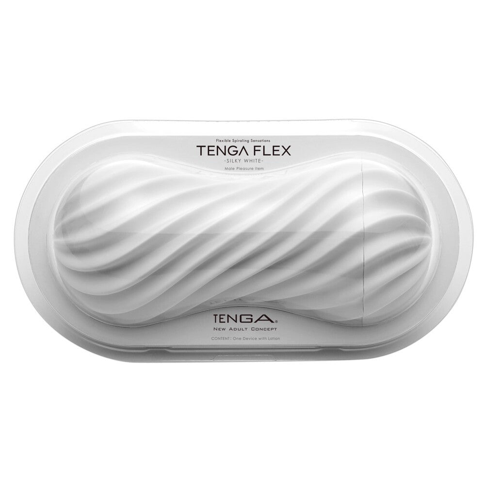 PlayBound UK adult toys & lingerie: tenga flex silky white masturbator
