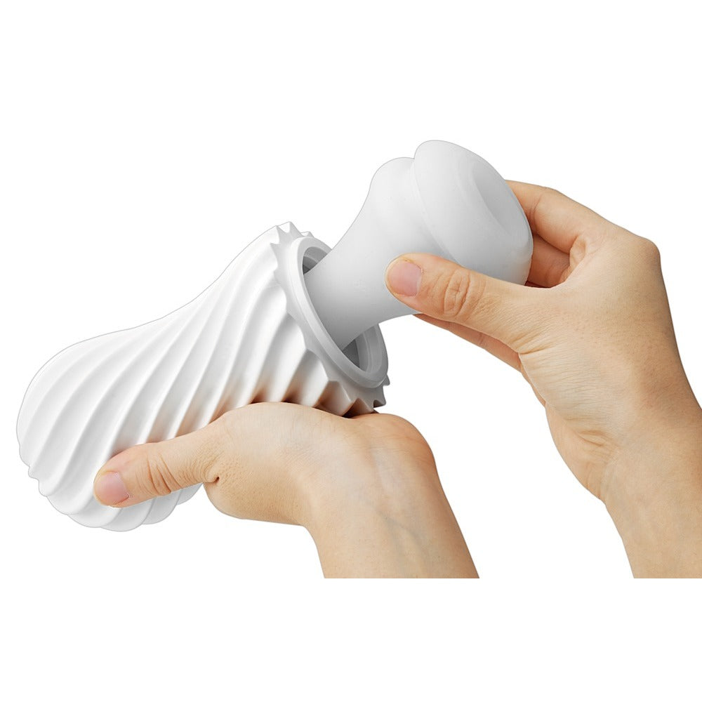 PlayBound UK adult toys & lingerie: tenga flex silky white masturbator