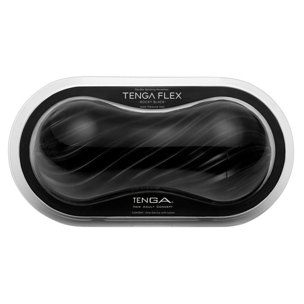 PlayBound UK adult toys & lingerie: tenga flex rocky black masturbator