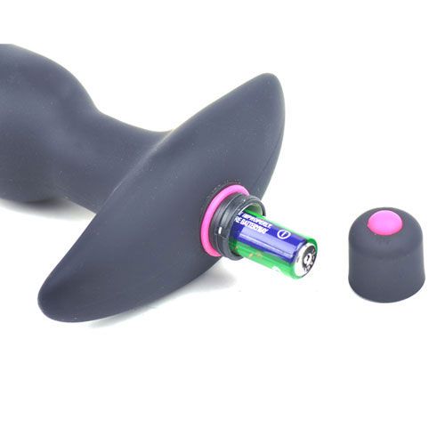 PlayBound UK adult toys & lingerie: silicone butt plug with vibrating bullet