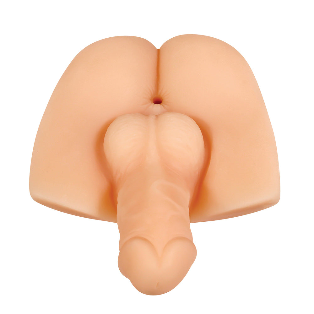 PlayBound UK adult toys & lingerie: gender x back door bash masturbator flesh pink