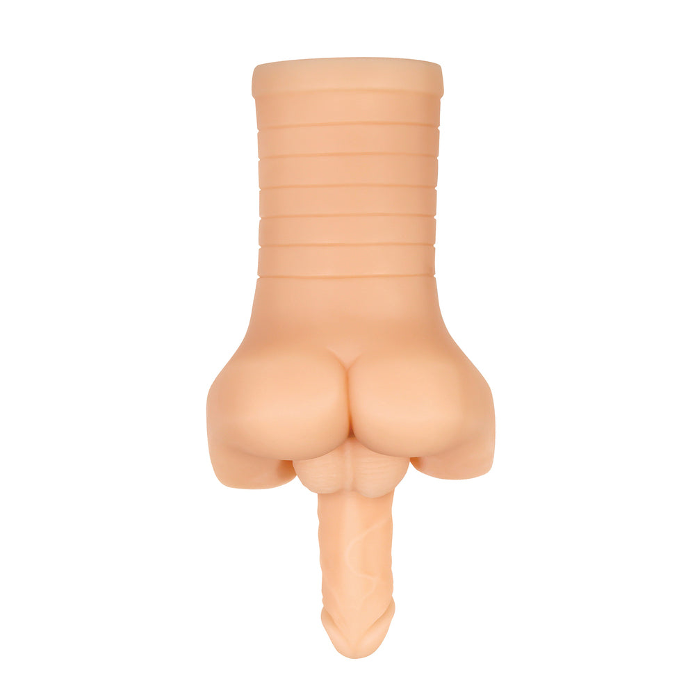 PlayBound UK adult toys & lingerie: gender x back door bash masturbator flesh pink