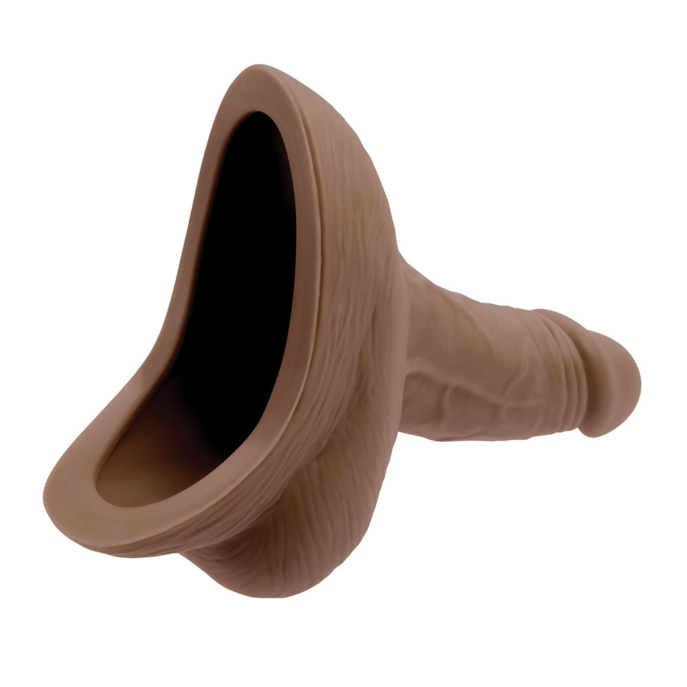 PlayBound UK adult toys & lingerie: gender x stand to pee silicone dark flesh