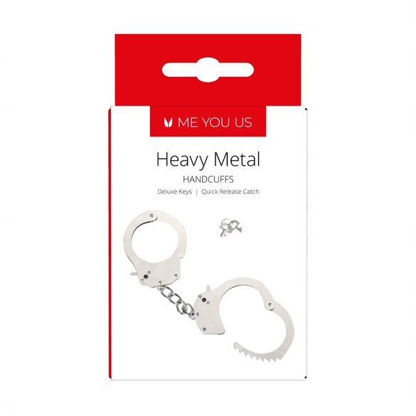 PlayBound UK adult toys & lingerie: me you us heavy metal handcuffs