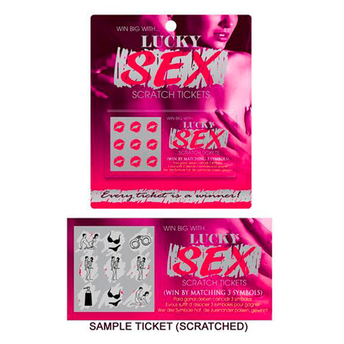 PlayBound UK adult toys & lingerie: lucky sex scratch tickets