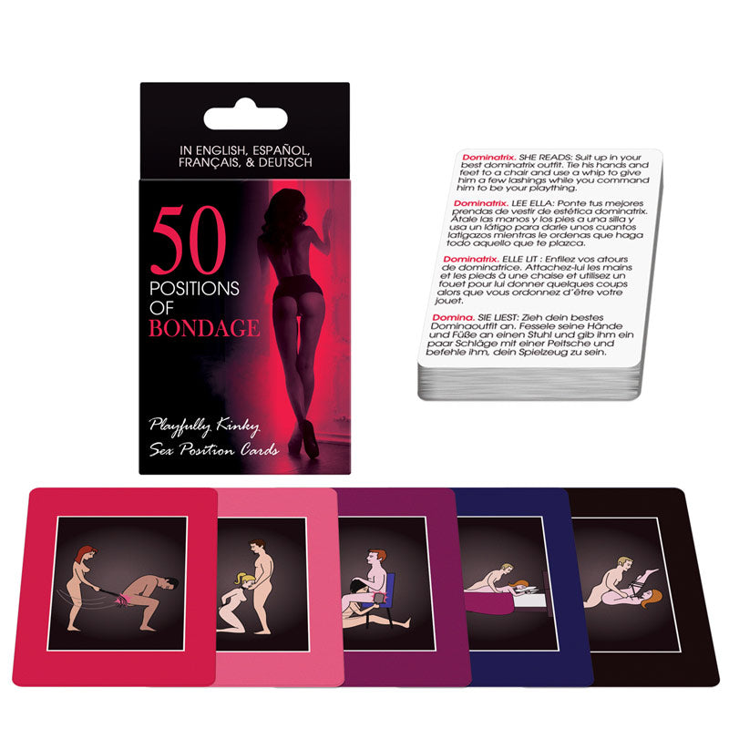 PlayBound UK adult toys & lingerie: 50 positions of bondage sex position cards
