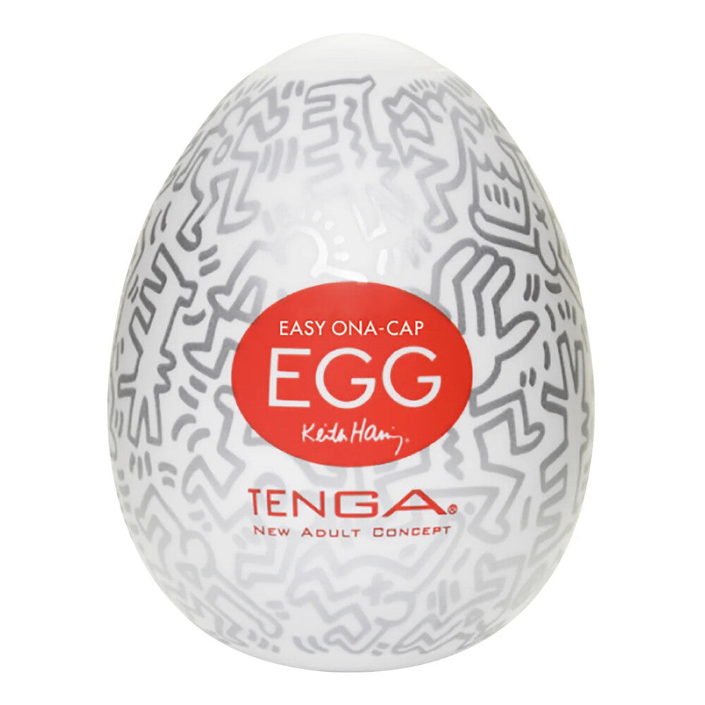 PlayBound UK adult toys & lingerie: tenga keith haring party egg masturbator