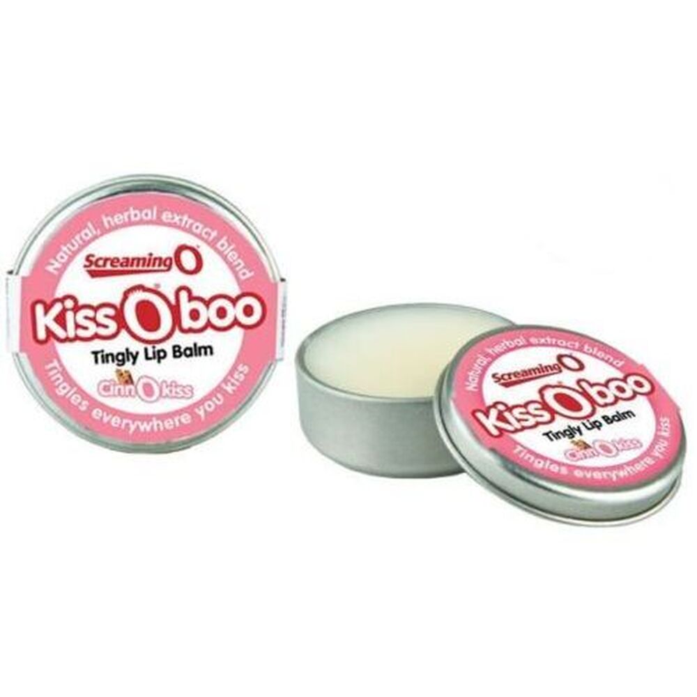 PlayBound UK adult toys & lingerie: screaming o kissoboo tingly lip balm cinnamon