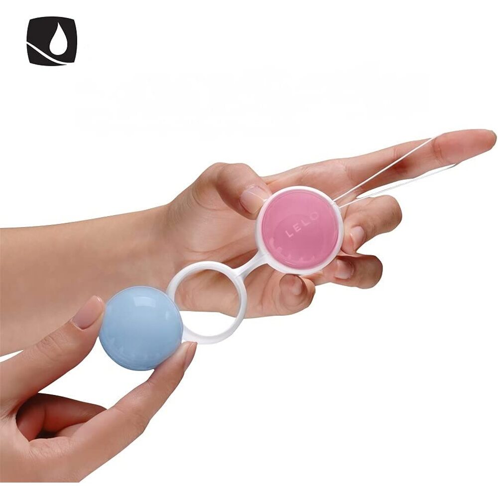 PlayBound UK adult toys & lingerie: lelo luna beads pink and blue
