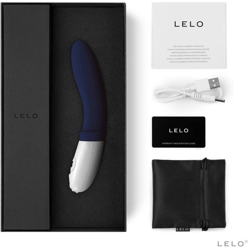 PlayBound UK adult toys & lingerie: lelo billy 2 deep blue luxury rechargeable prostate massager