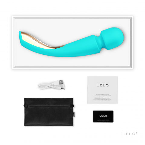 PlayBound UK adult toys & lingerie: lelo smart wand 2 large aqua