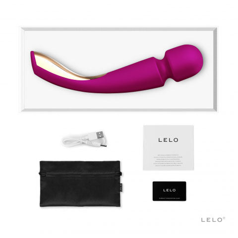 PlayBound UK adult toys & lingerie: lelo smart wand 2 large deep rose