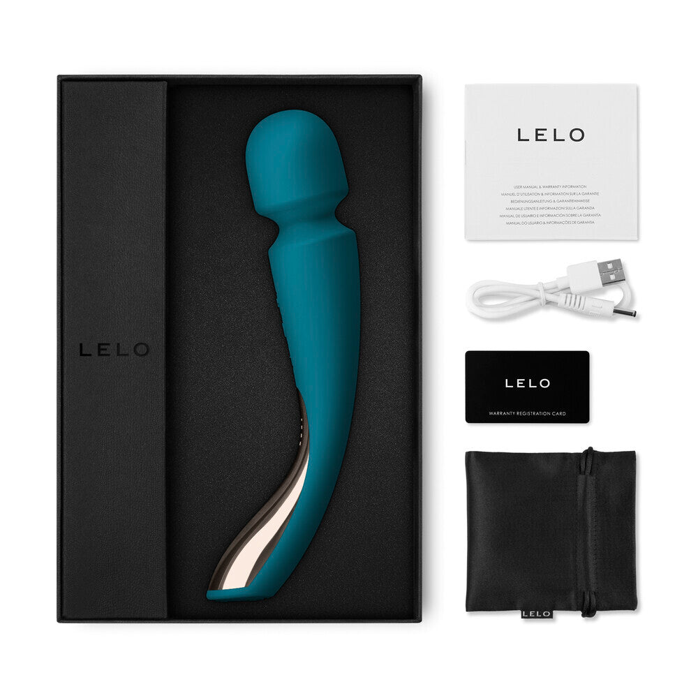 PlayBound UK adult toys & lingerie: lelo smart wand 2 med ocean blue