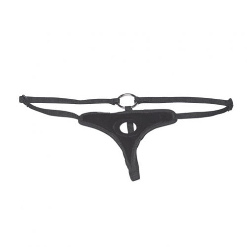 PlayBound UK adult toys & lingerie: lux fetish velvet bikini strap on harness