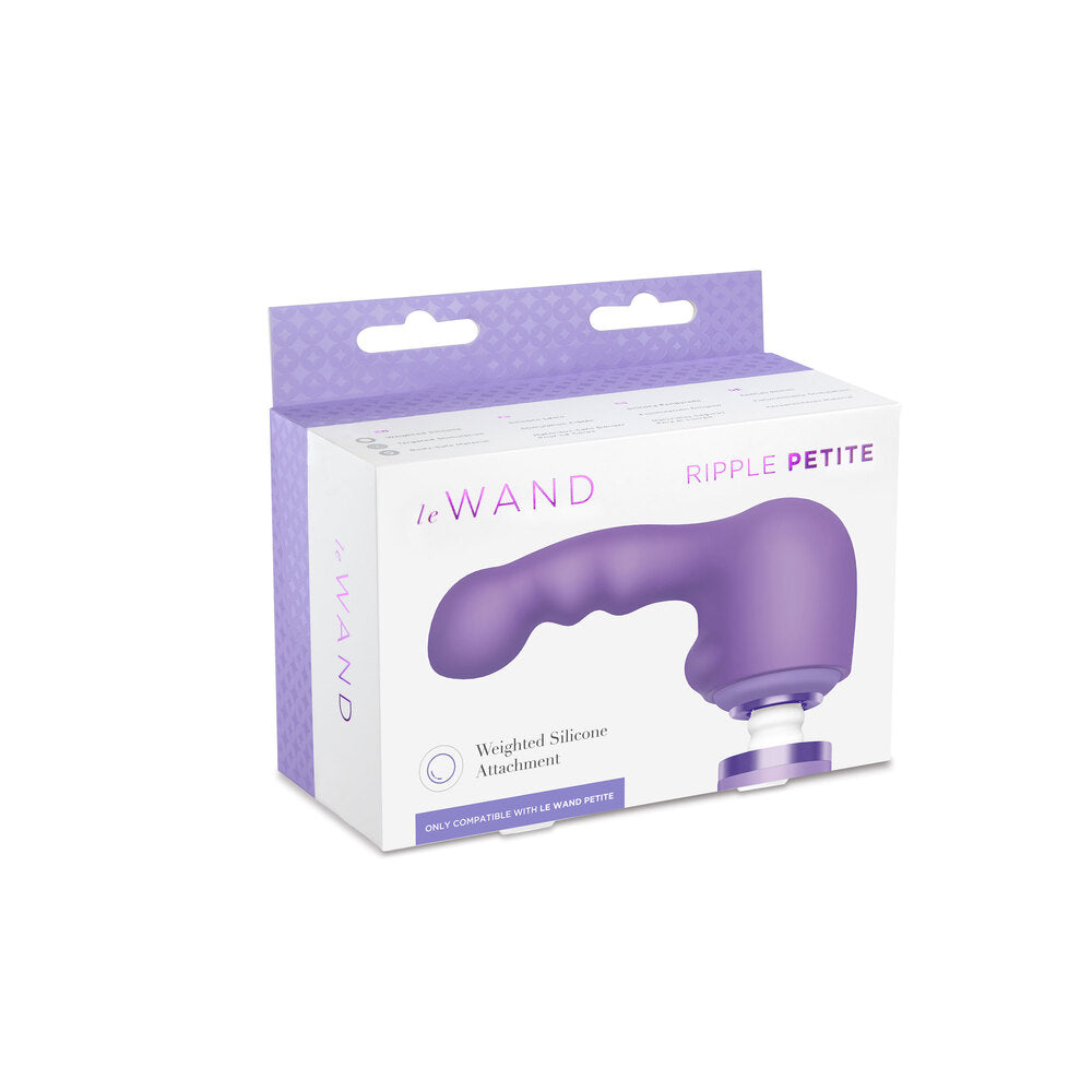 PlayBound UK adult toys & lingerie: le wand ripple weighted silicone petite wand attachment