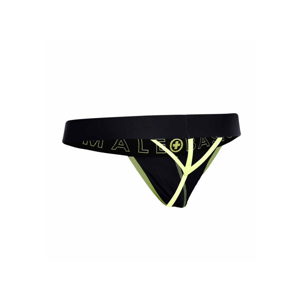 PlayBound UK adult toys & lingerie: male basics neon thong yellow