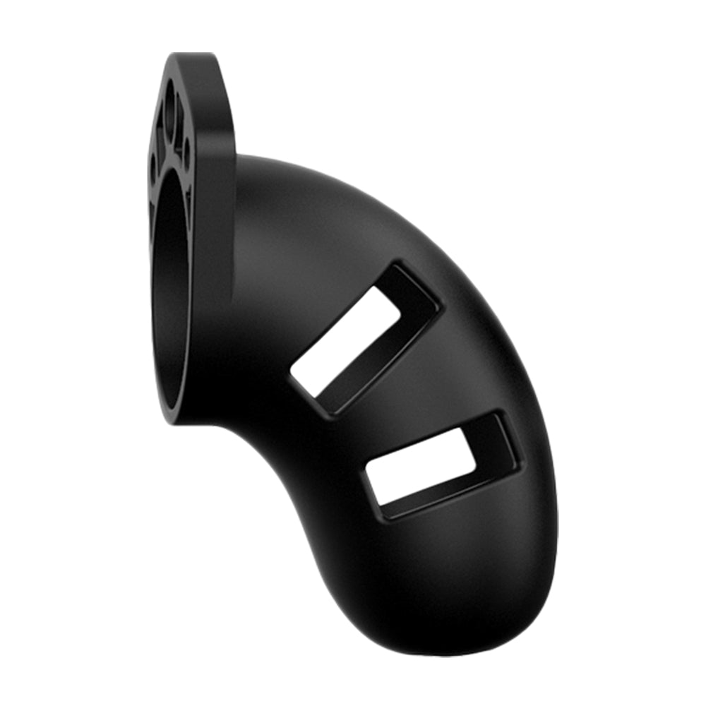 PlayBound UK adult toys & lingerie: man cage 20 male 3 5 inch black silicone chastity cage