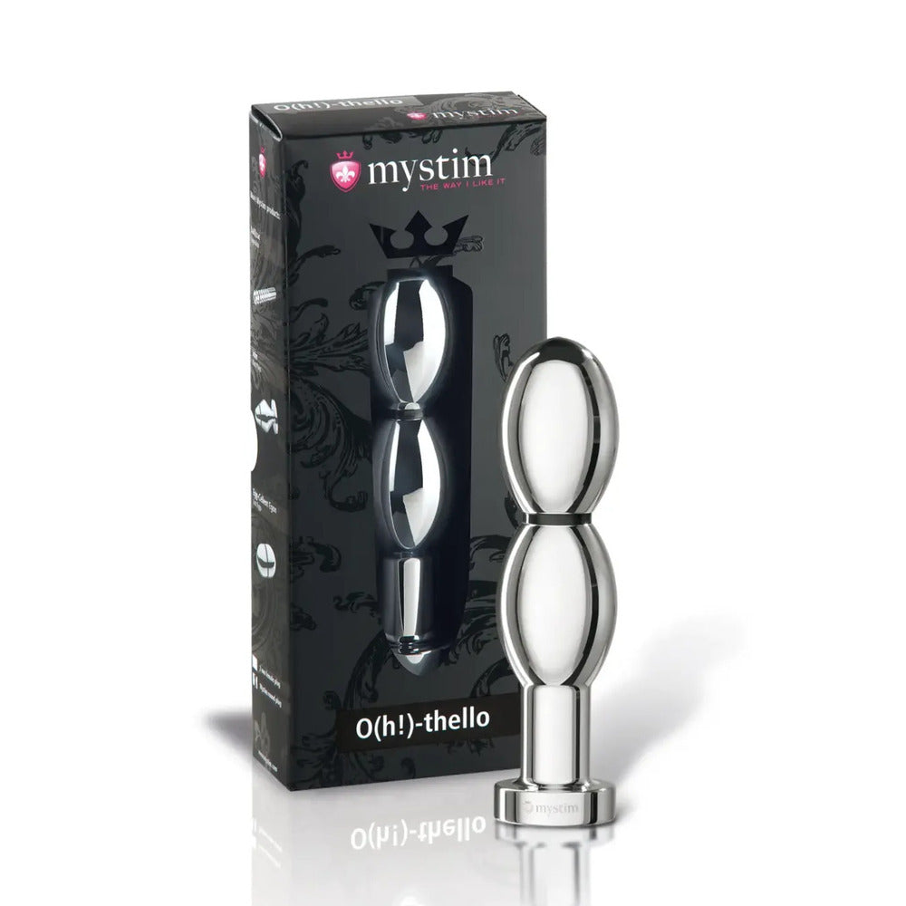 PlayBound UK adult toys & lingerie: mystim oh thello estim aluminium dildo