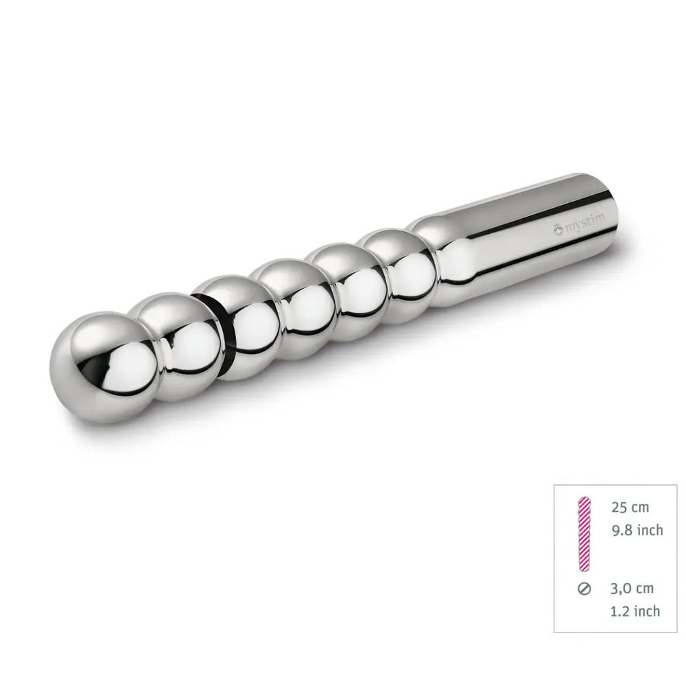 PlayBound UK adult toys & lingerie: mystim ballzac aluminium dildo