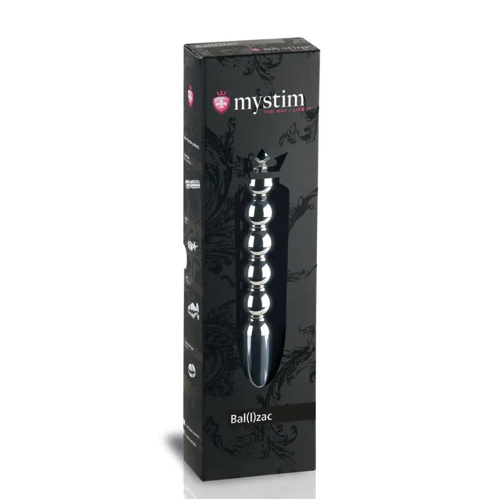 PlayBound UK adult toys & lingerie: mystim ballzac aluminium dildo