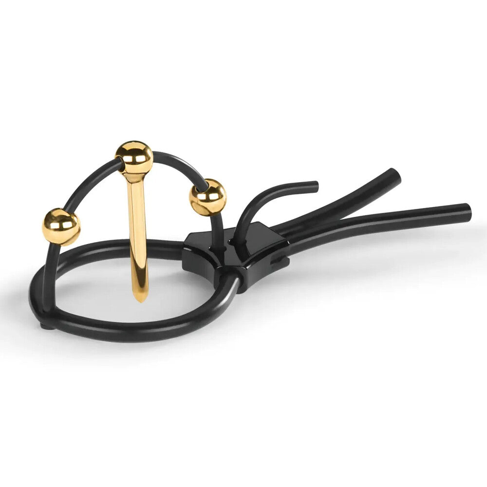 PlayBound UK adult toys & lingerie: mystim plunging pete estim corona strap