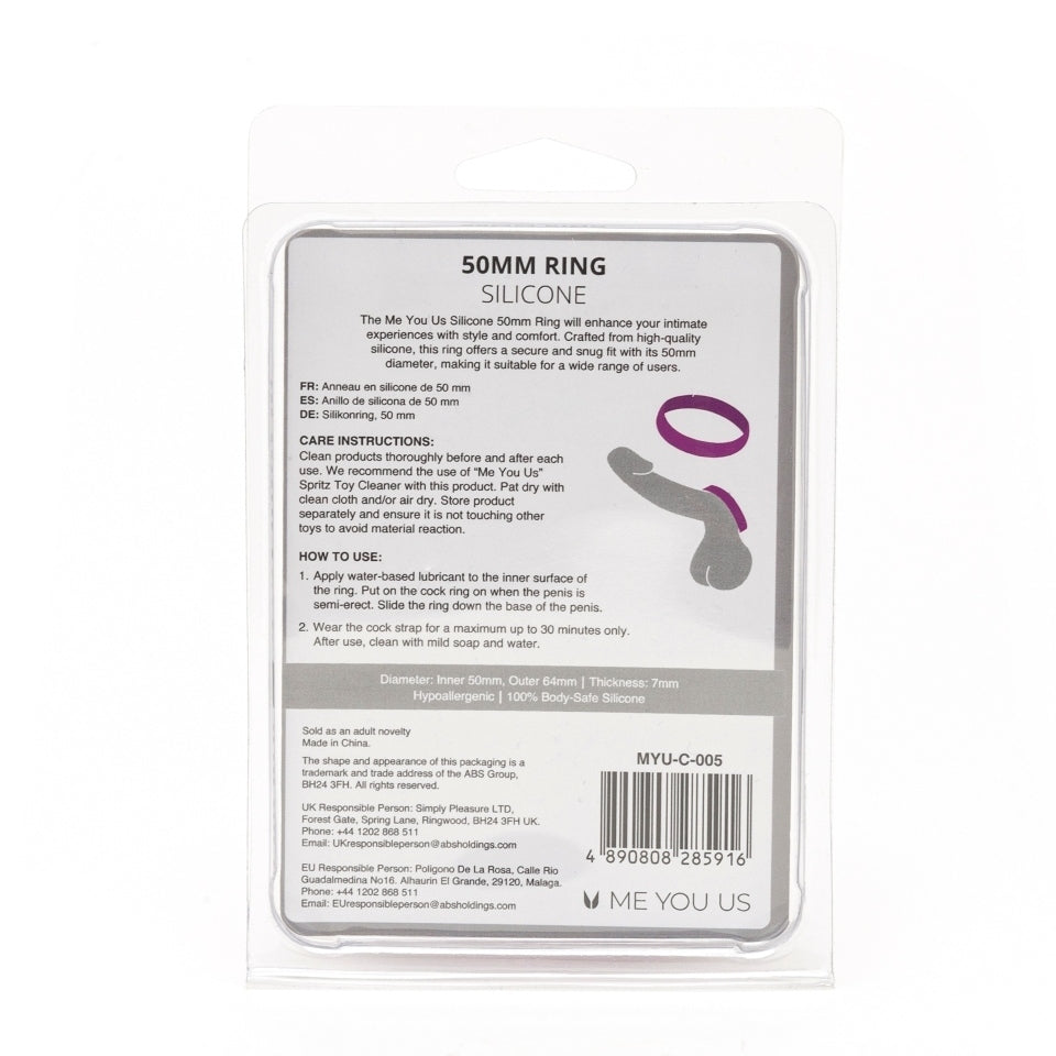 PlayBound UK adult toys & lingerie: me you us silicone 50mm ring