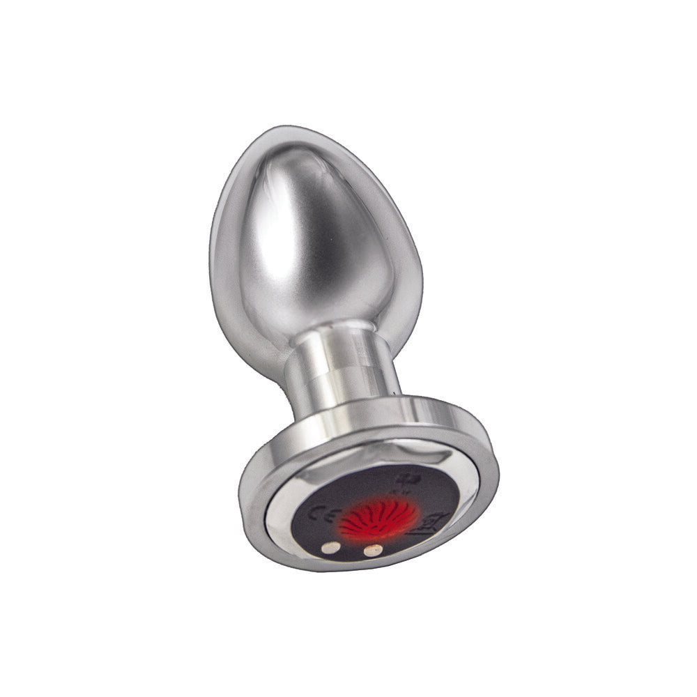 PlayBound UK adult toys & lingerie: ass sation remote vibrating butt plug silver