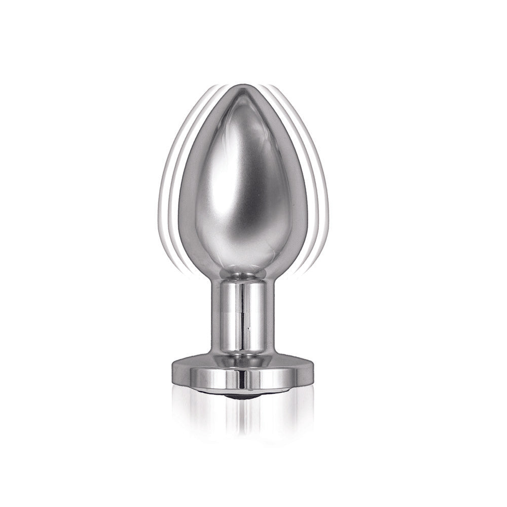 PlayBound UK adult toys & lingerie: ass sation remote vibrating butt plug silver