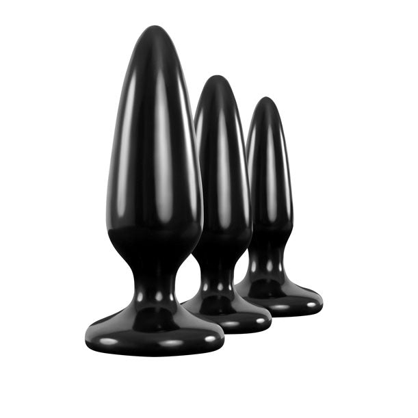 PlayBound UK adult toys & lingerie: renegade pleasure plug 3pc trainer kit
