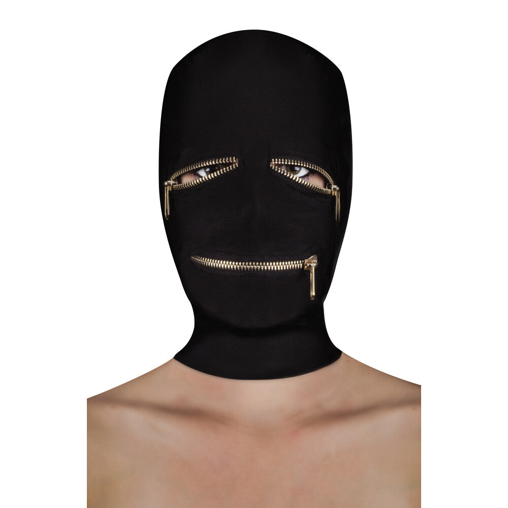 PlayBound UK adult toys & lingerie: ouch extreme zipper mask with eye and mouth zipper