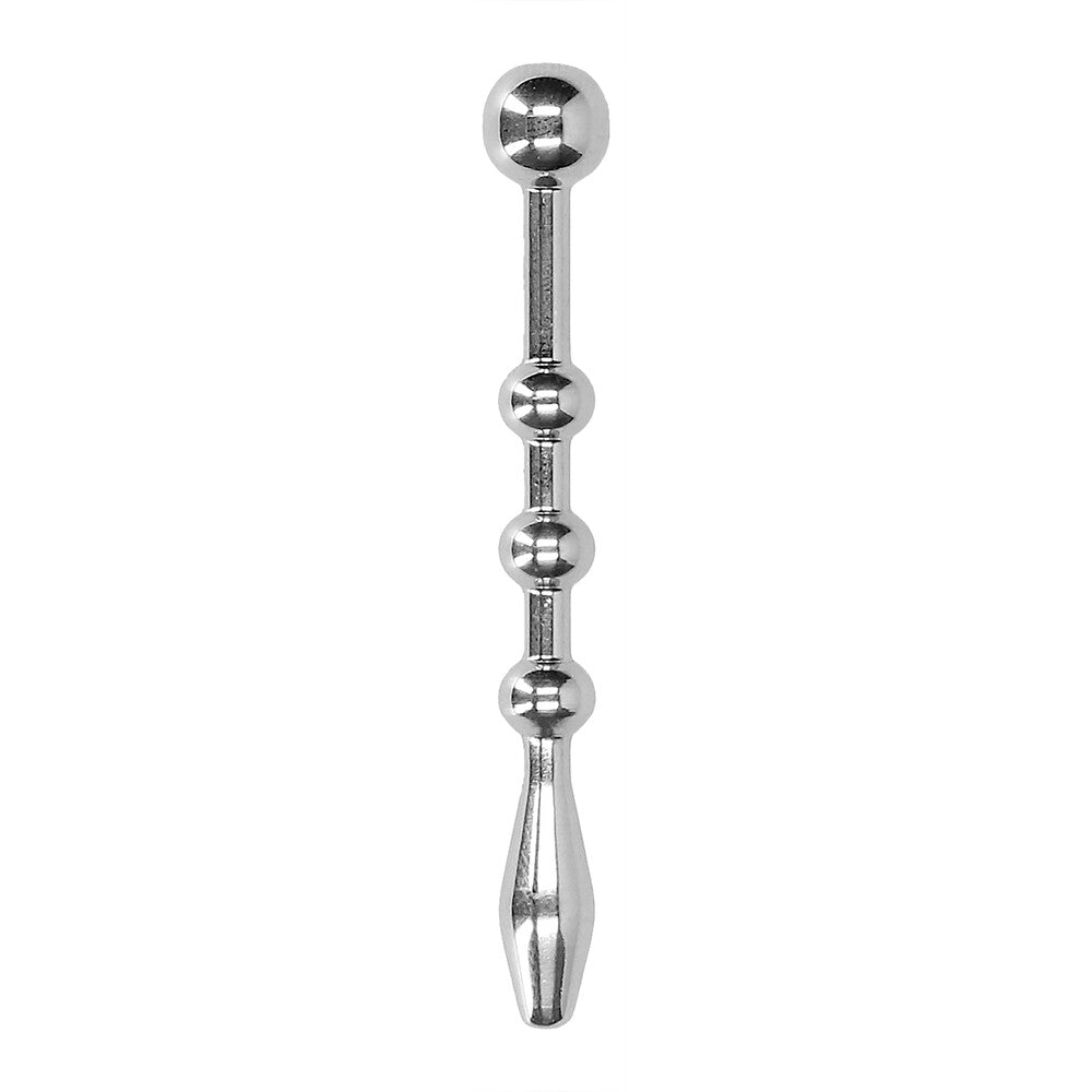 PlayBound UK adult toys & lingerie: ouch urethral sounding stainless steel plug with balls