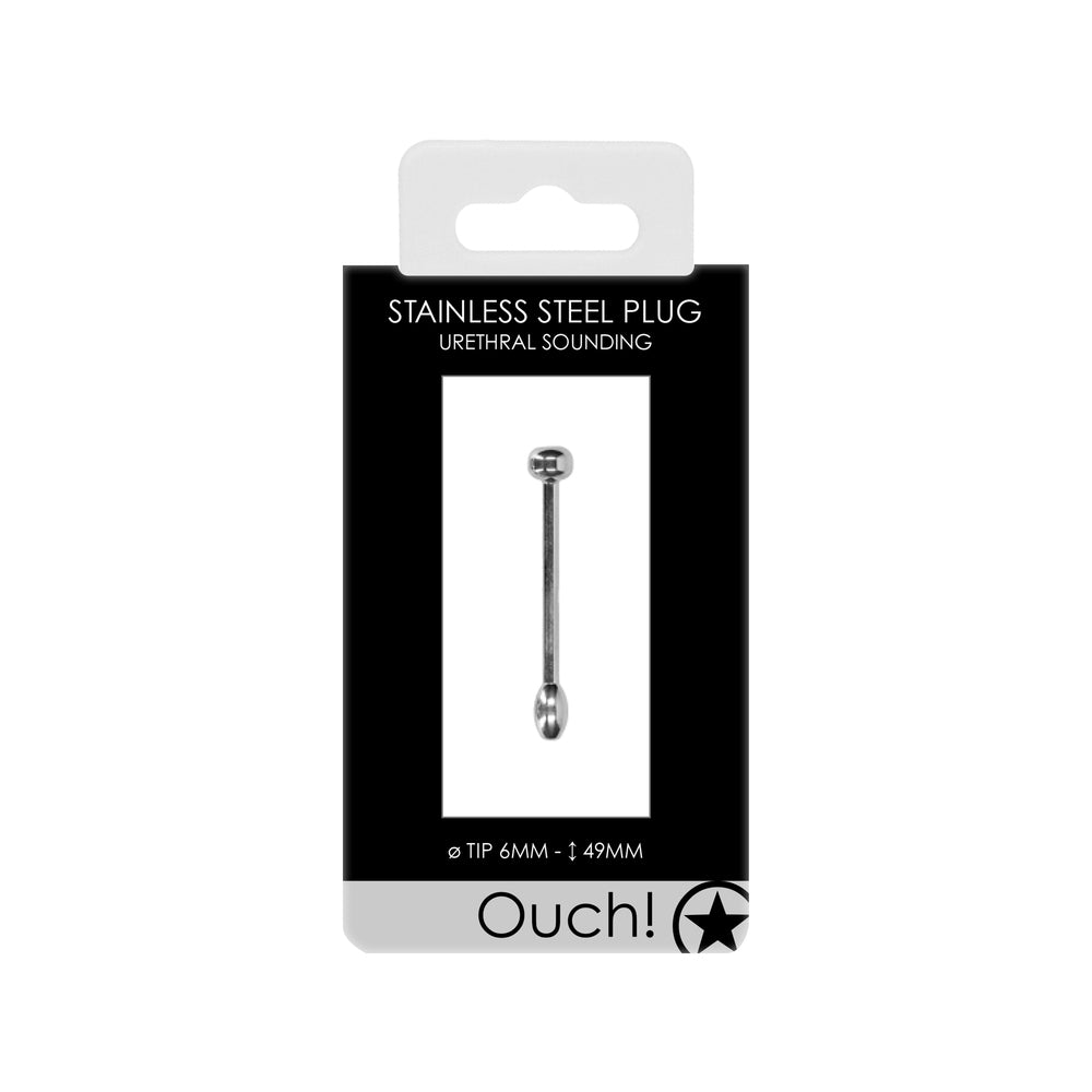 PlayBound UK adult toys & lingerie: ouch stainless steel plug