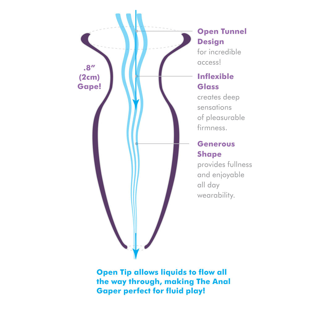 PlayBound UK adult toys & lingerie: anal fantasy beginners glass anal gaper