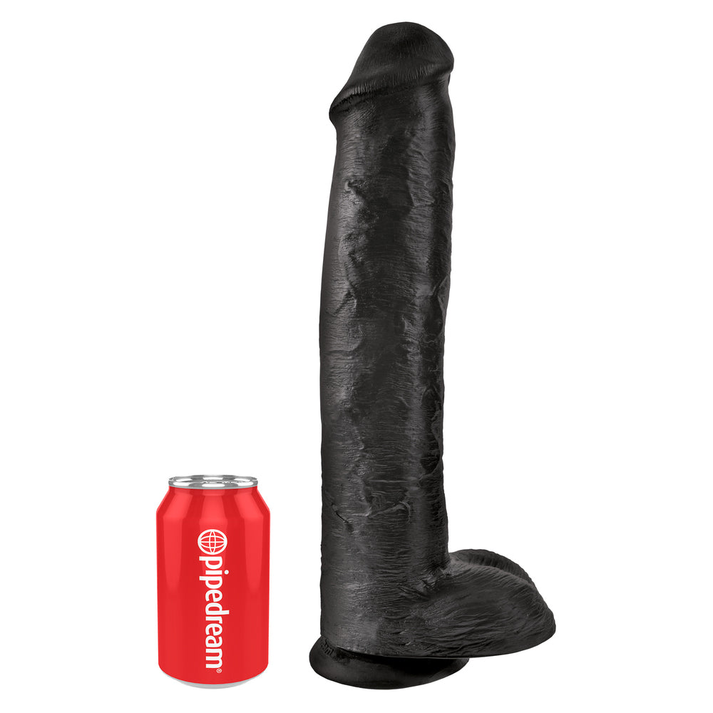 PlayBound UK adult toys & lingerie: king cock 15 inch cock with balls black