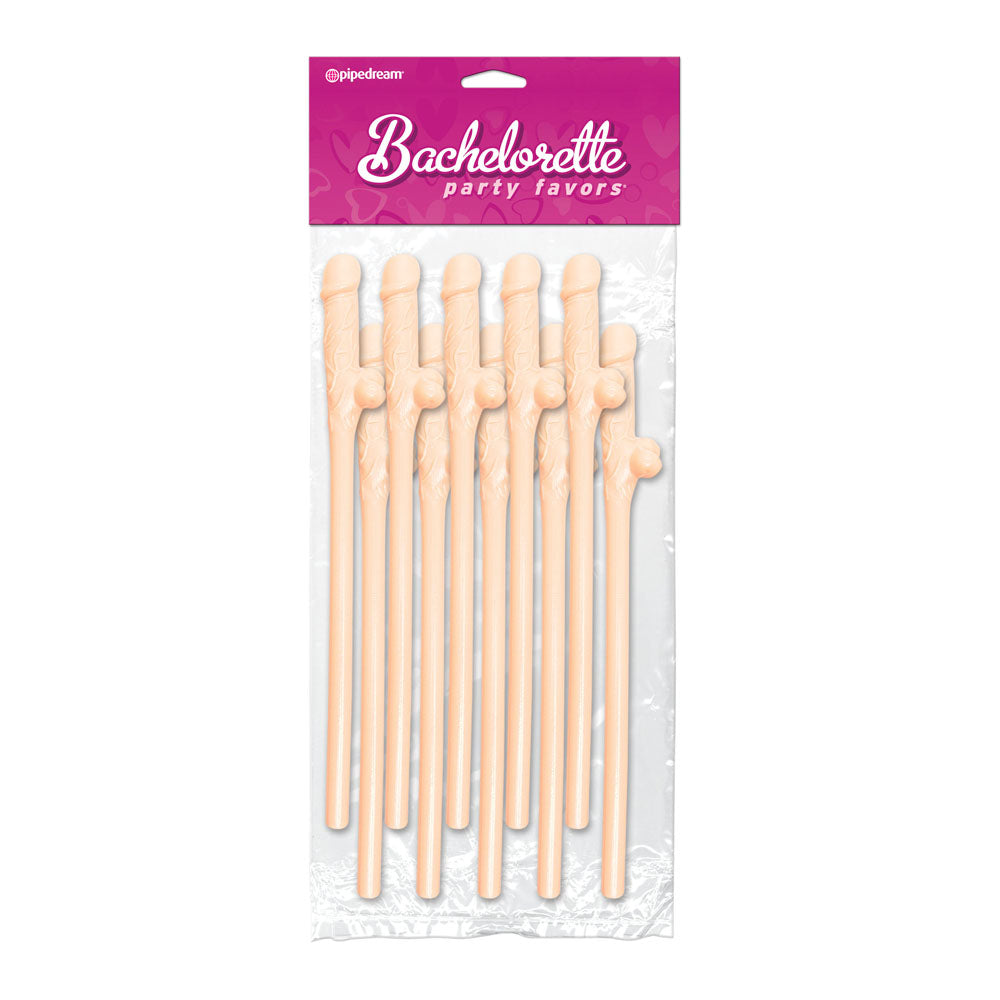PlayBound UK adult toys & lingerie: bachelorette party favors 10 pecker straws flesh