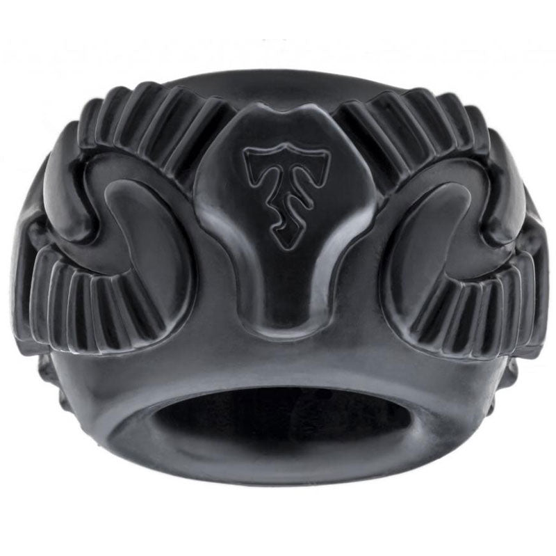 PlayBound UK adult toys & lingerie: perfect fit tribal son ram ring 2 pack black