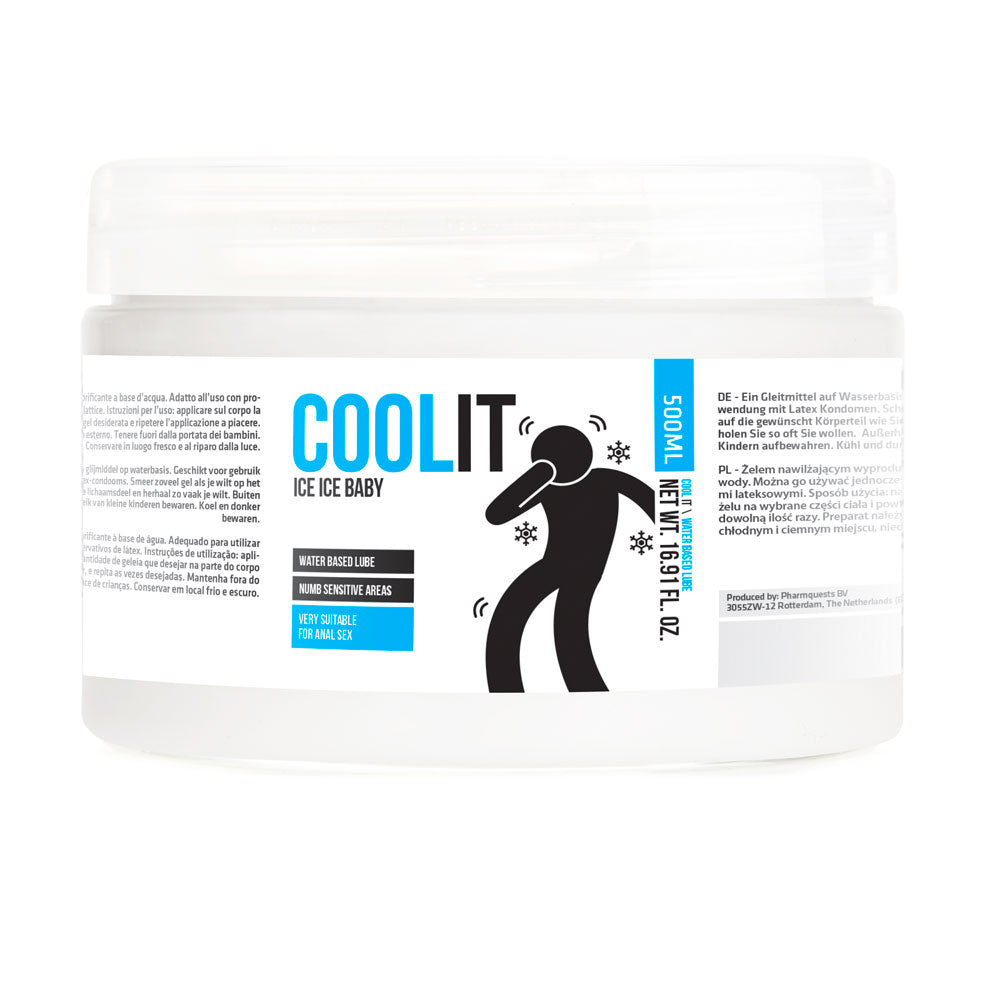 PlayBound UK adult toys & lingerie: cool it ice ice baby lubricant 500 ml