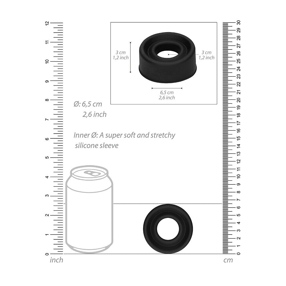 PlayBound UK adult toys & lingerie: pumped black silicone pump sleeve