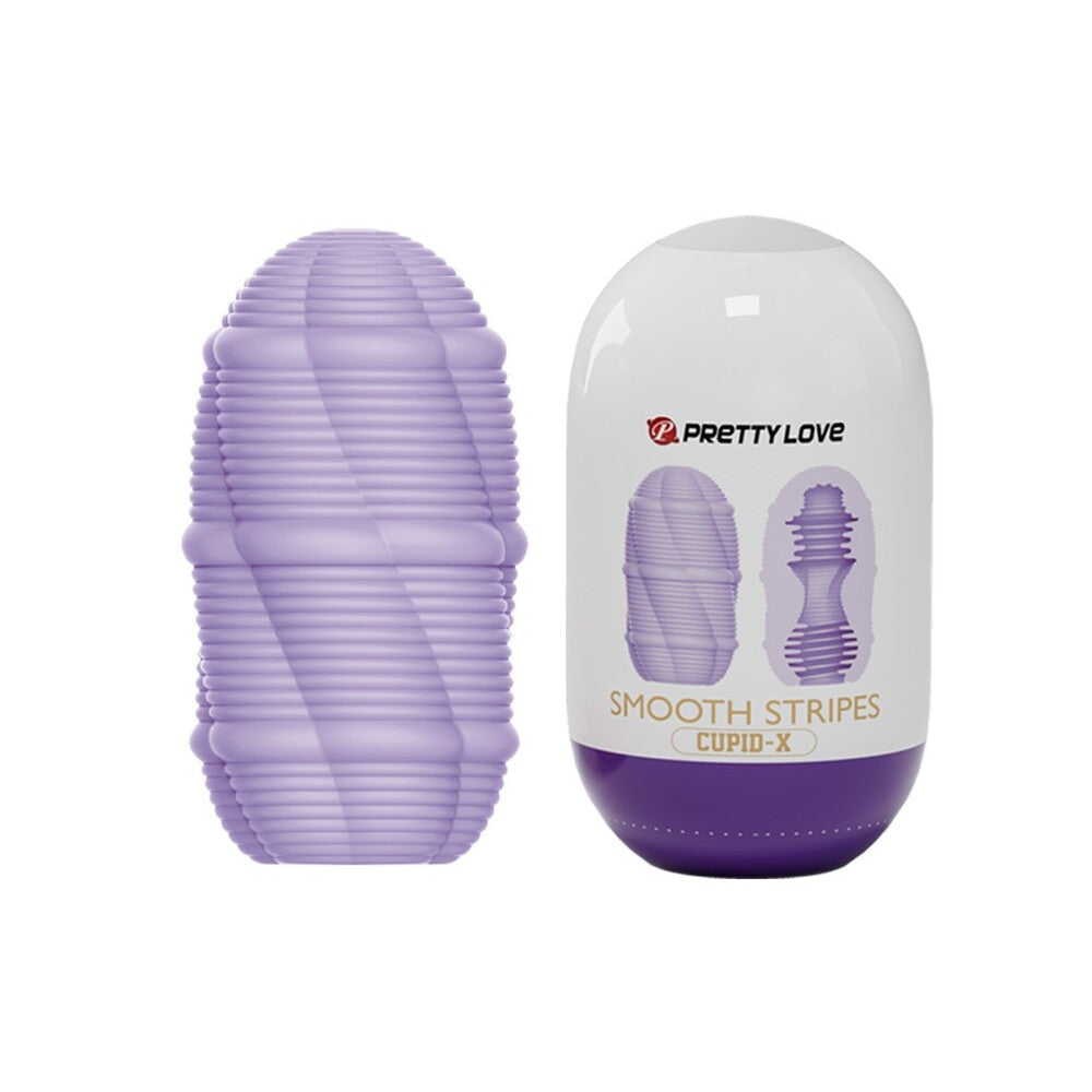 PlayBound UK adult toys & lingerie: pretty love cupid x smooth stripes masturbator