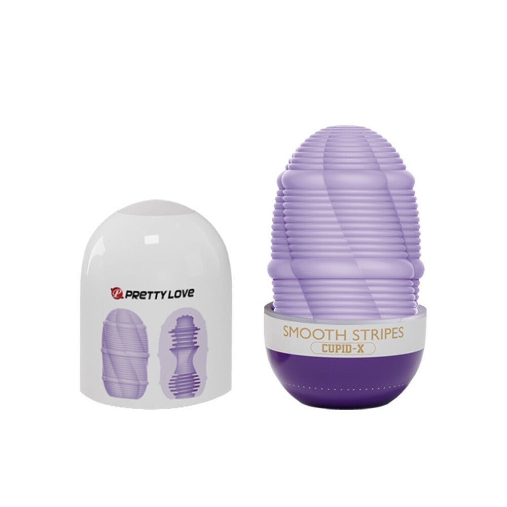 PlayBound UK adult toys & lingerie: pretty love cupid x smooth stripes masturbator