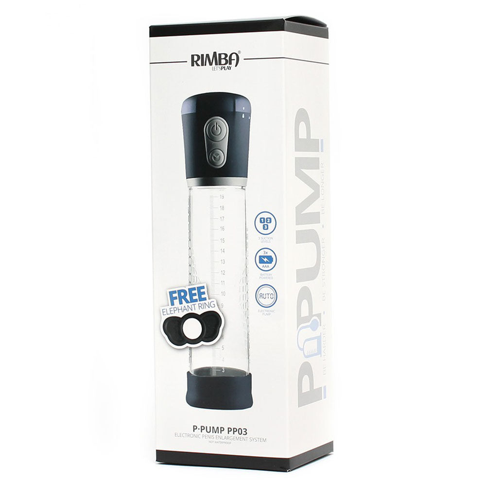 PlayBound UK adult toys & lingerie: rimba ppump pp03 electronic penis enlargement system