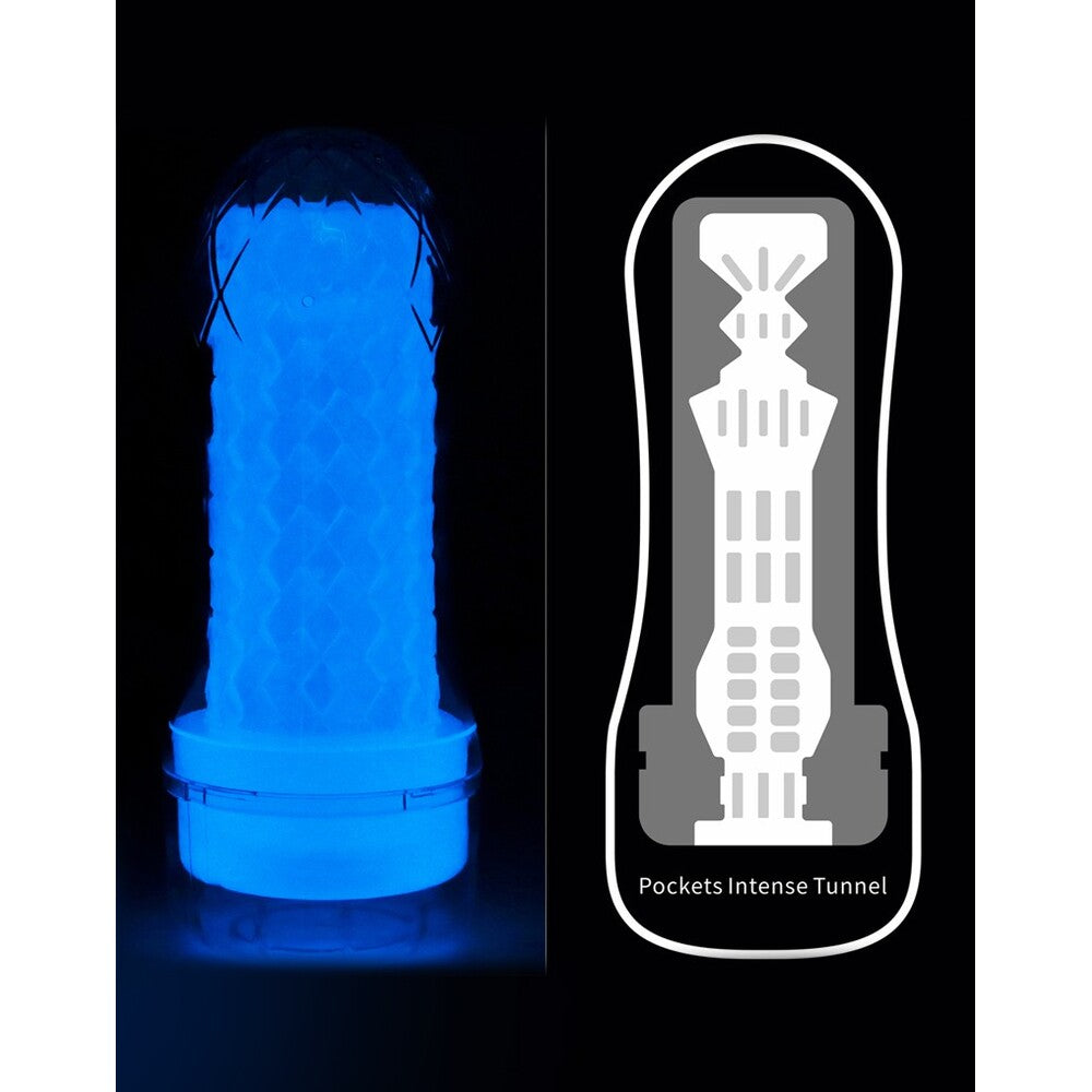 PlayBound UK adult toys & lingerie: lovetoy glow in the dark lumino play masturbator 1