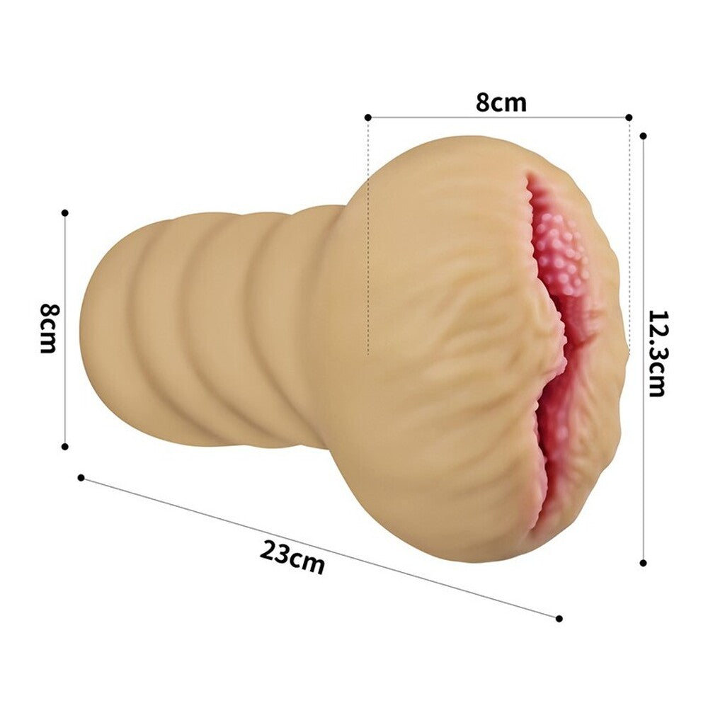 PlayBound UK adult toys & lingerie: lovetoy aliens pie number 1 masturbator flesh pink