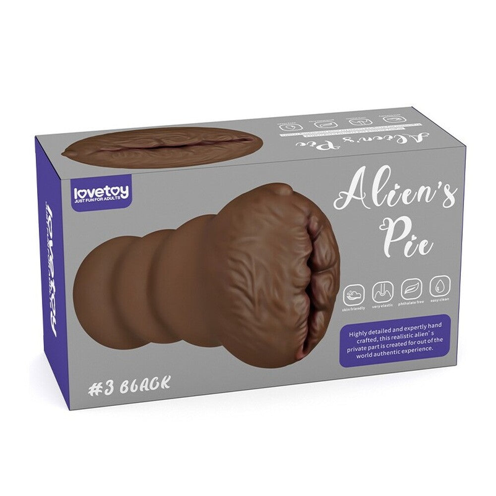 PlayBound UK adult toys & lingerie: lovetoy aliens pie number 3 masturbator flesh brown