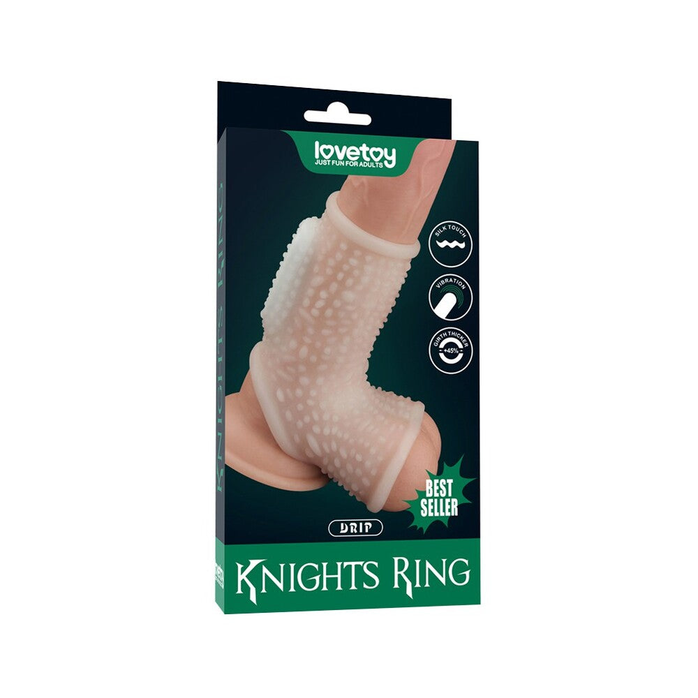 PlayBound UK adult toys & lingerie: lovetoy drip knights ring vibrating penis sleeve