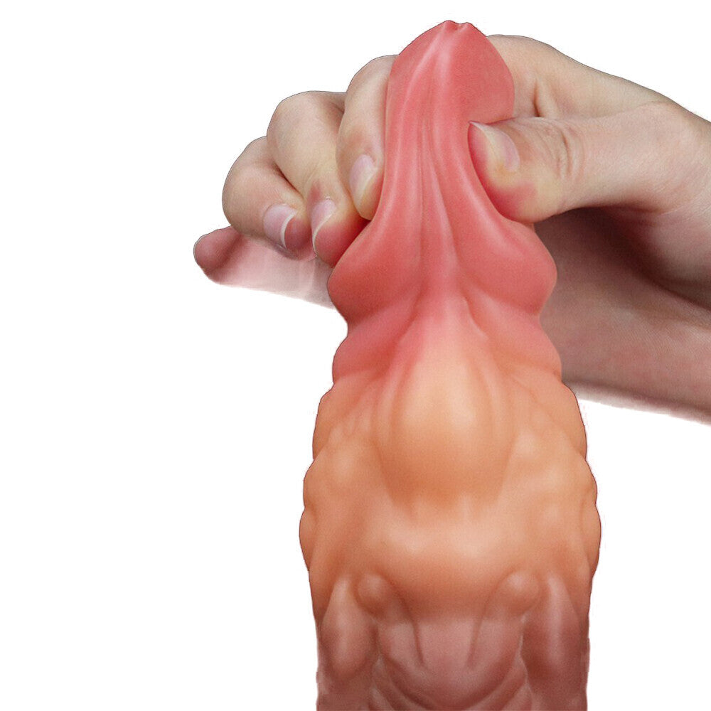 PlayBound UK adult toys & lingerie: lovetoy 7 inch dual layered silicone cock