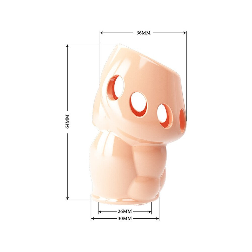 PlayBound UK adult toys & lingerie: oscar penis sleeve flesh pink