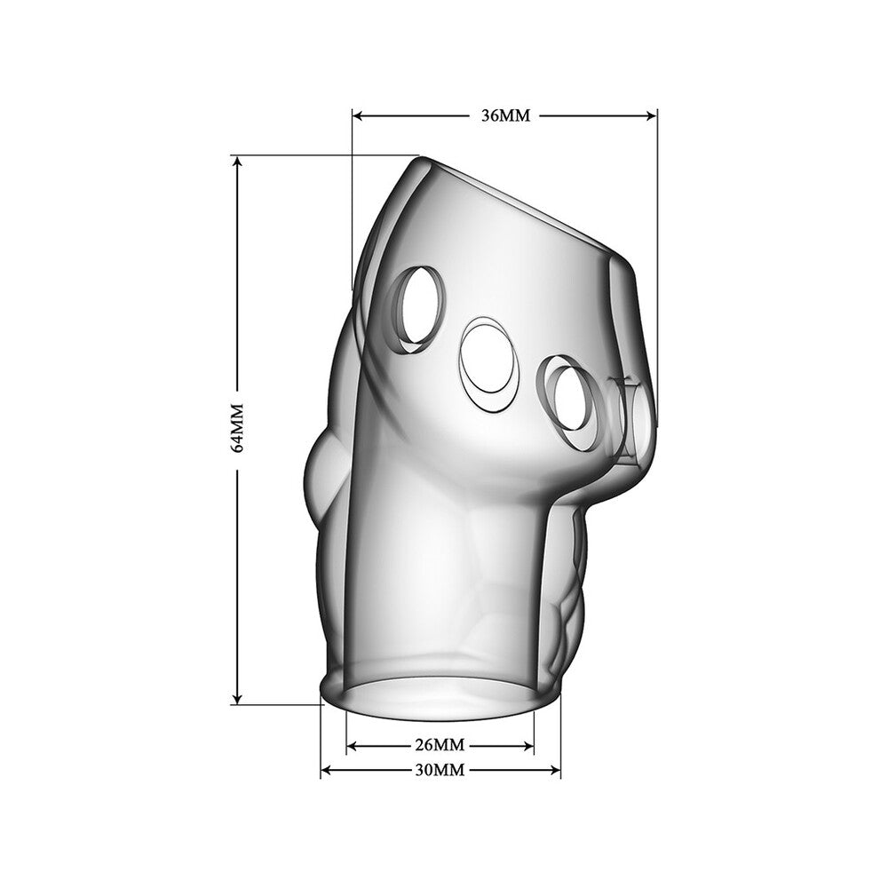 PlayBound UK adult toys & lingerie: oscar penis sleeve clear