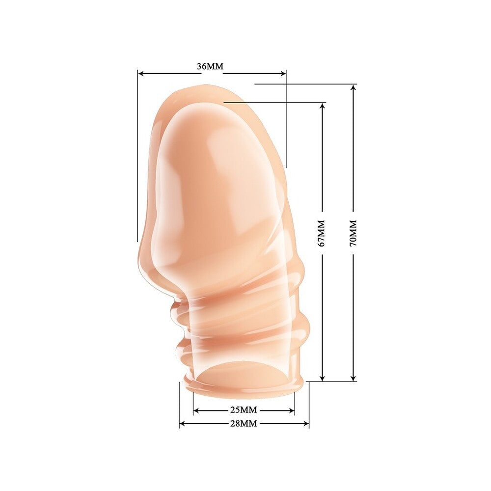 PlayBound UK adult toys & lingerie: jeremy penis sleeve flesh pink