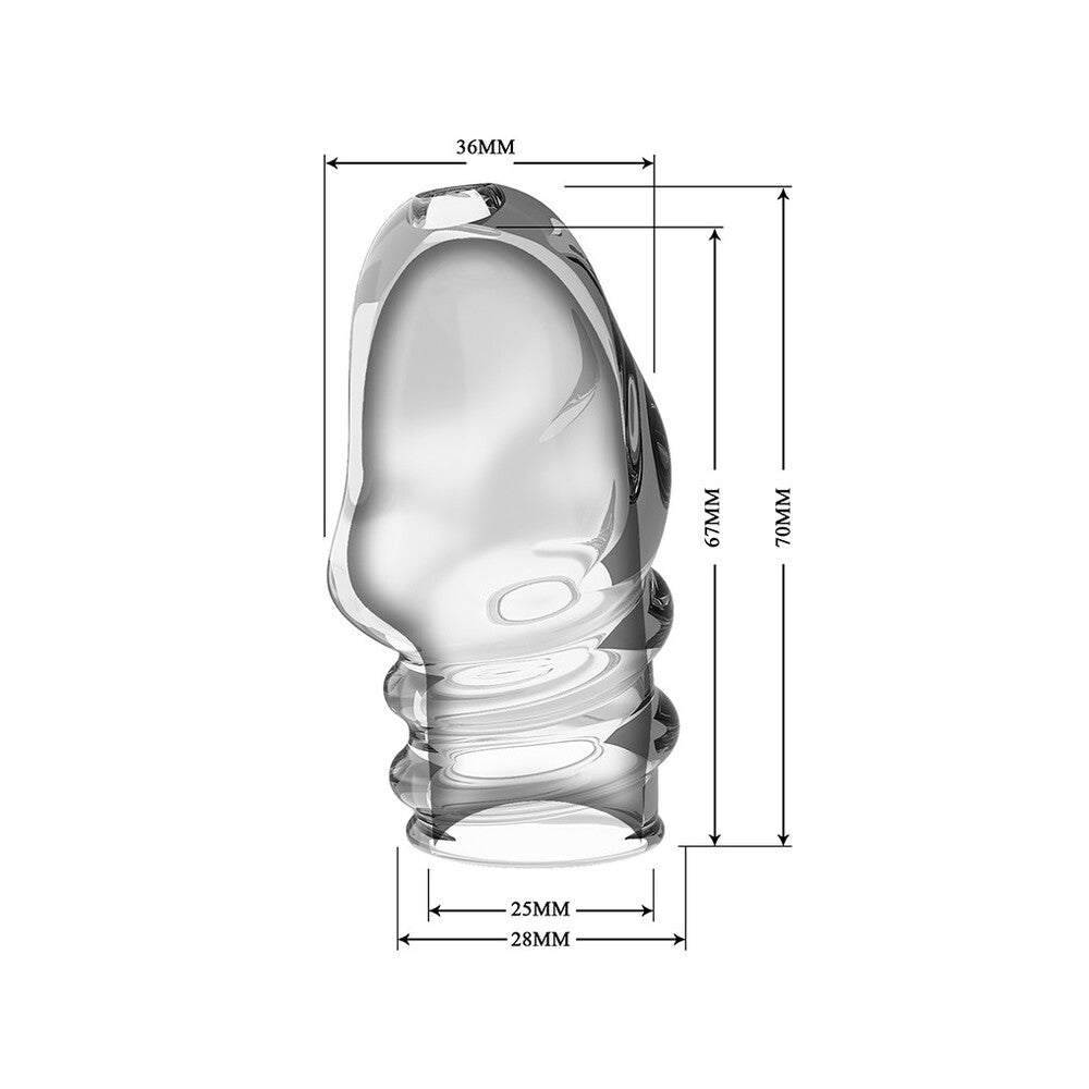 PlayBound UK adult toys & lingerie: jeremy penis sleeve clear
